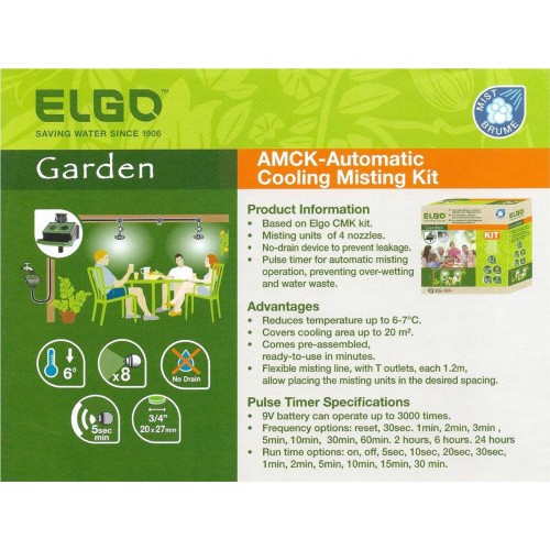 Automatic Cooling Misting Kit CMK ELGO