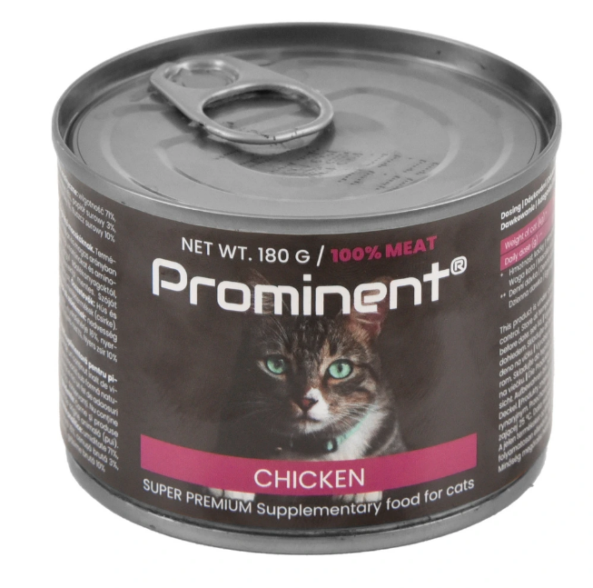 Konzerva pre mačky Prominent Cat Chicken 180 g
