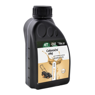 Celoroční olej Riwall pre 4-taktné motory (0.6l, SAE10W-30), RACC00002