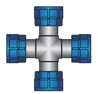 Holendrový kríž 4 x 1“ vnútorné závity (U3)